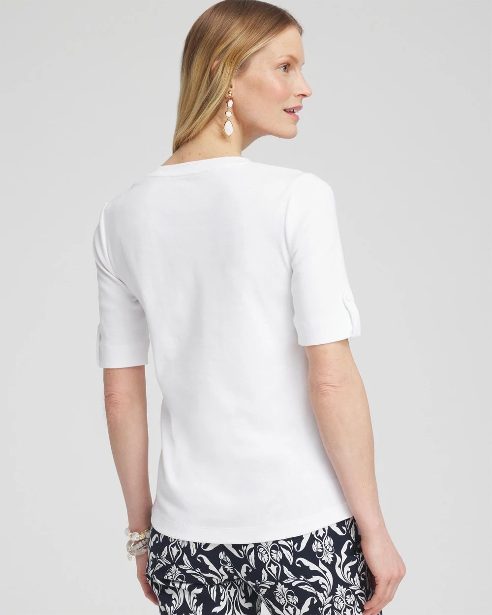 Everyday V-Neck Pima Tee click to view larger image.