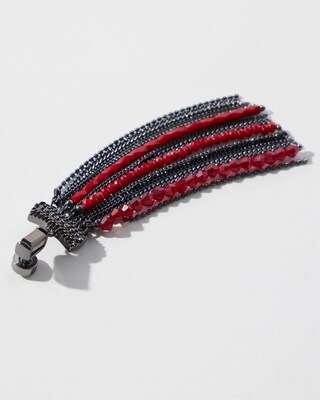 Red Tassel Earrings