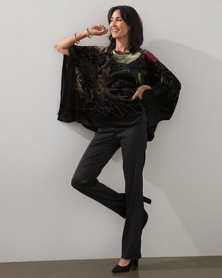 Velvet Burnout Poncho