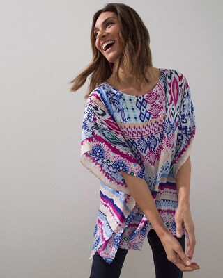 Ikat Poncho