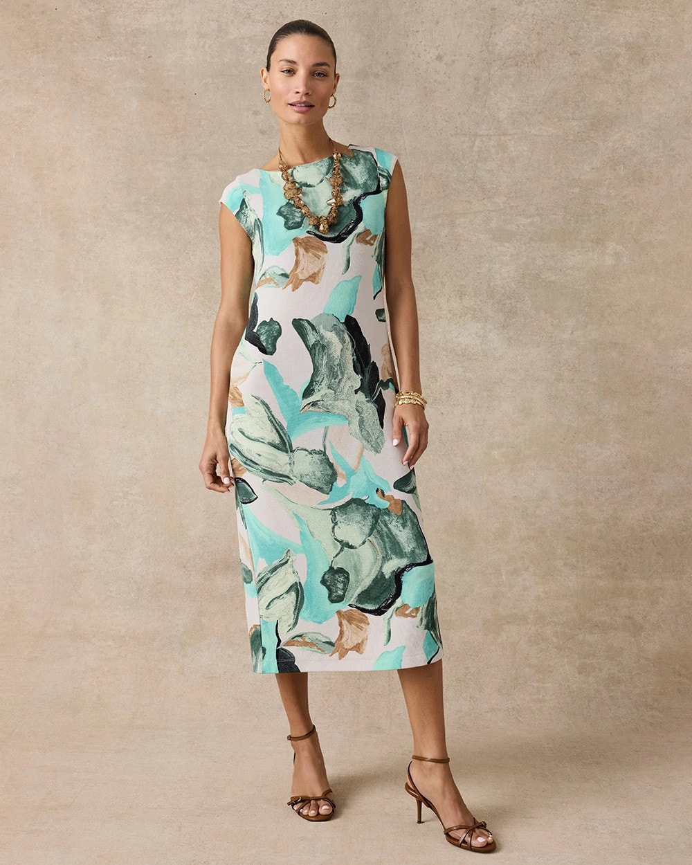 Travelers™ Soft Bloom Midi Dress