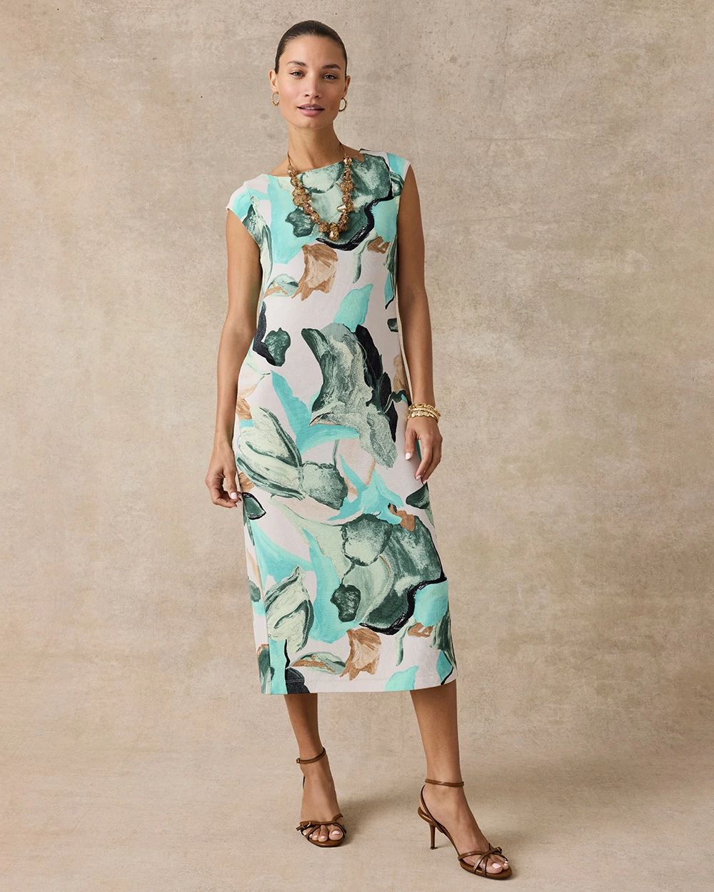 Travelers™ Soft Bloom Midi Dress