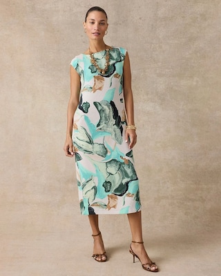 Travelers™ Soft Bloom Midi Dress