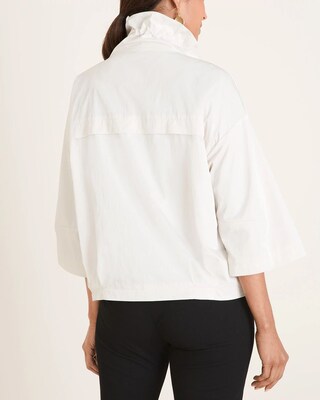Travelers Collection Funnel-Neck Jacket