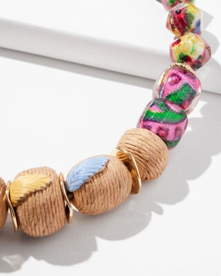 Floral Single Strand Necklace
