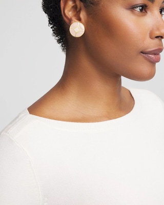 Ella Bateau Pullover Sweater click to view larger image.