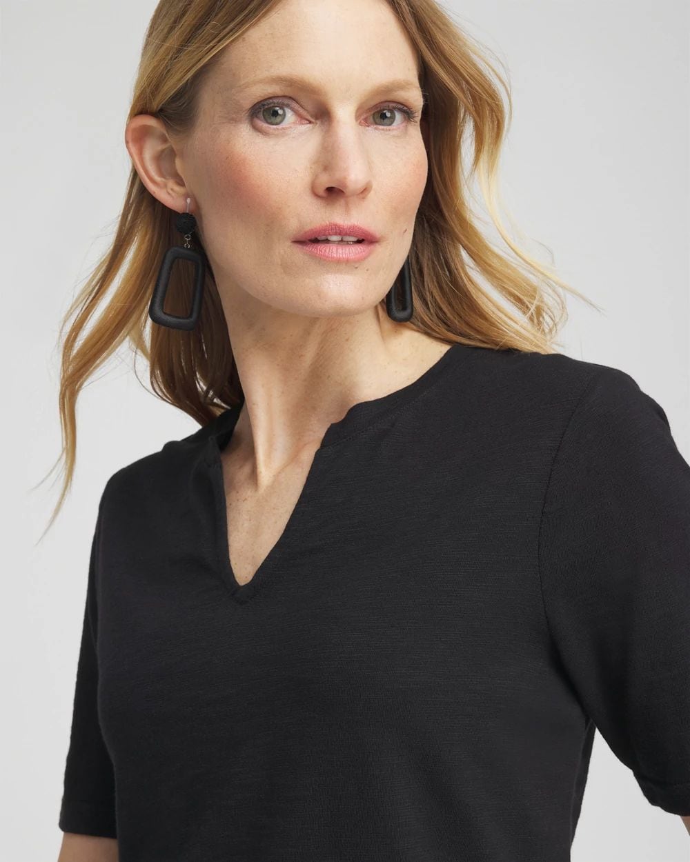 Notch Neck Tee click to view larger image.