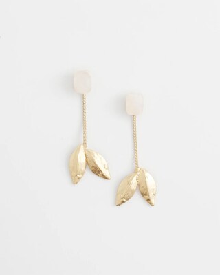Leaf Drop Earrings