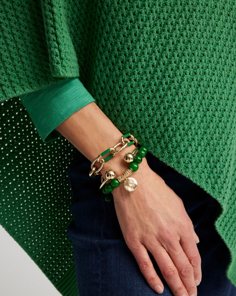 Jade Stretch Bracelet