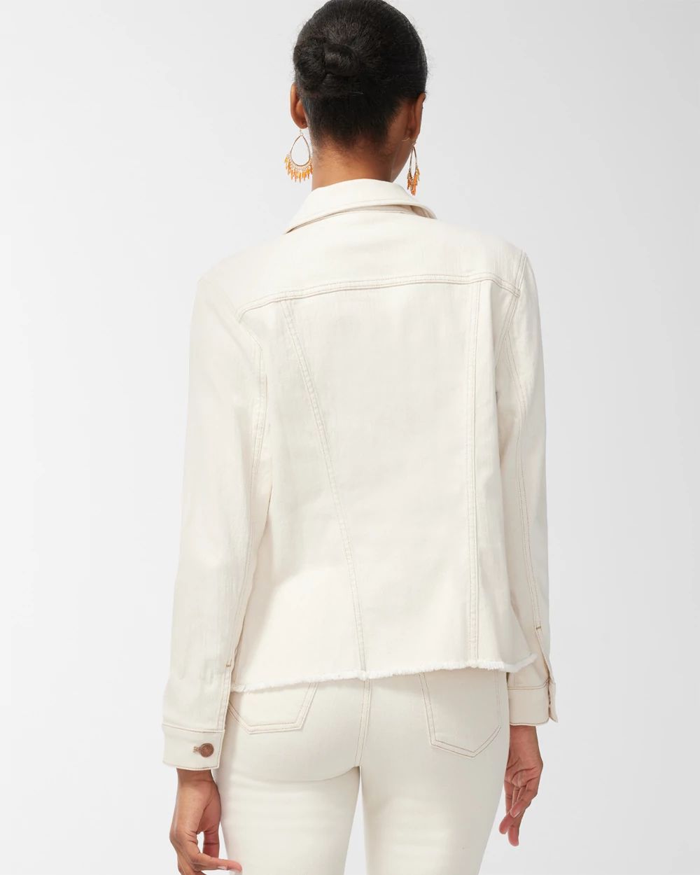 Neutral Shine Denim Jacket