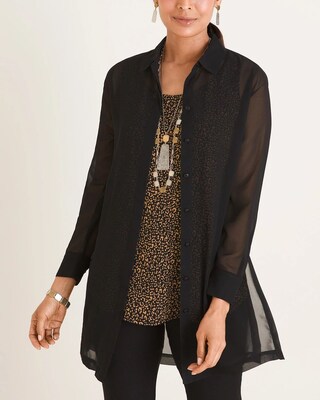 Sheer Tunic Shirt