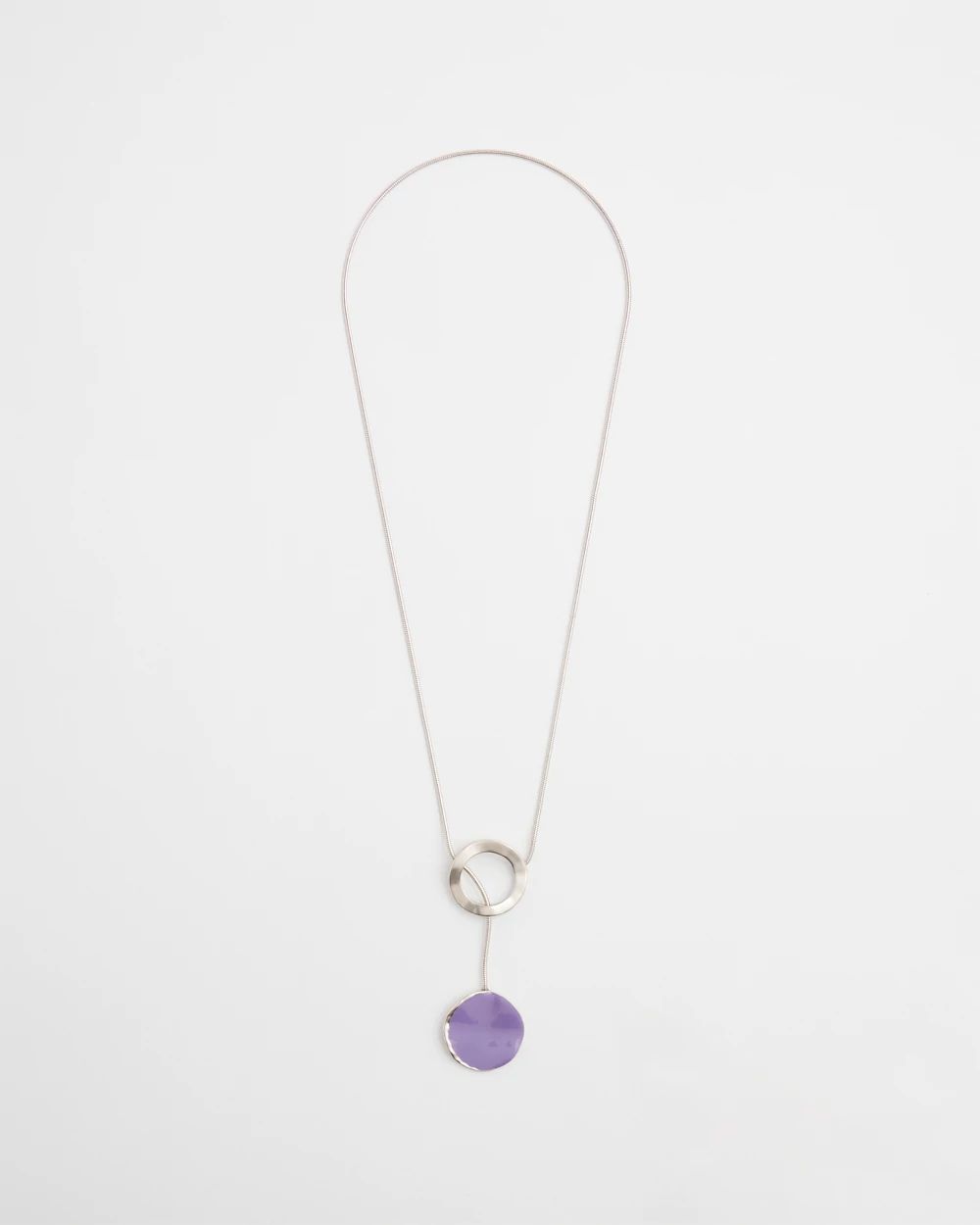 Enamel Pendant Necklace