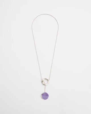 Enamel Pendant Necklace