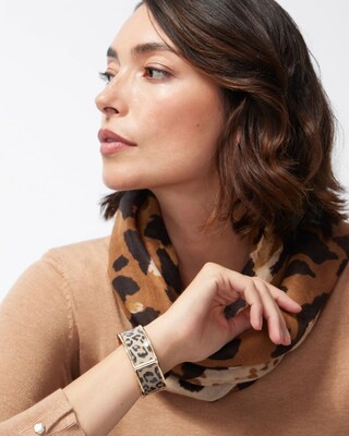 Animal Print Bangle Bracelet