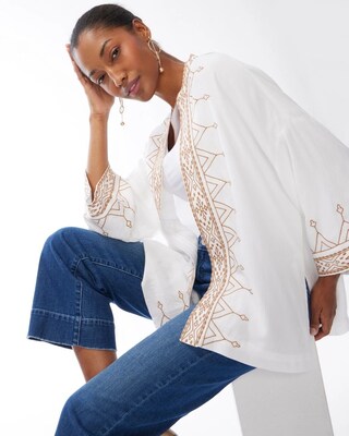 Embroidered Kimono