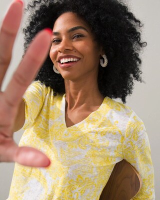 Linen Warm Paisley Tunic