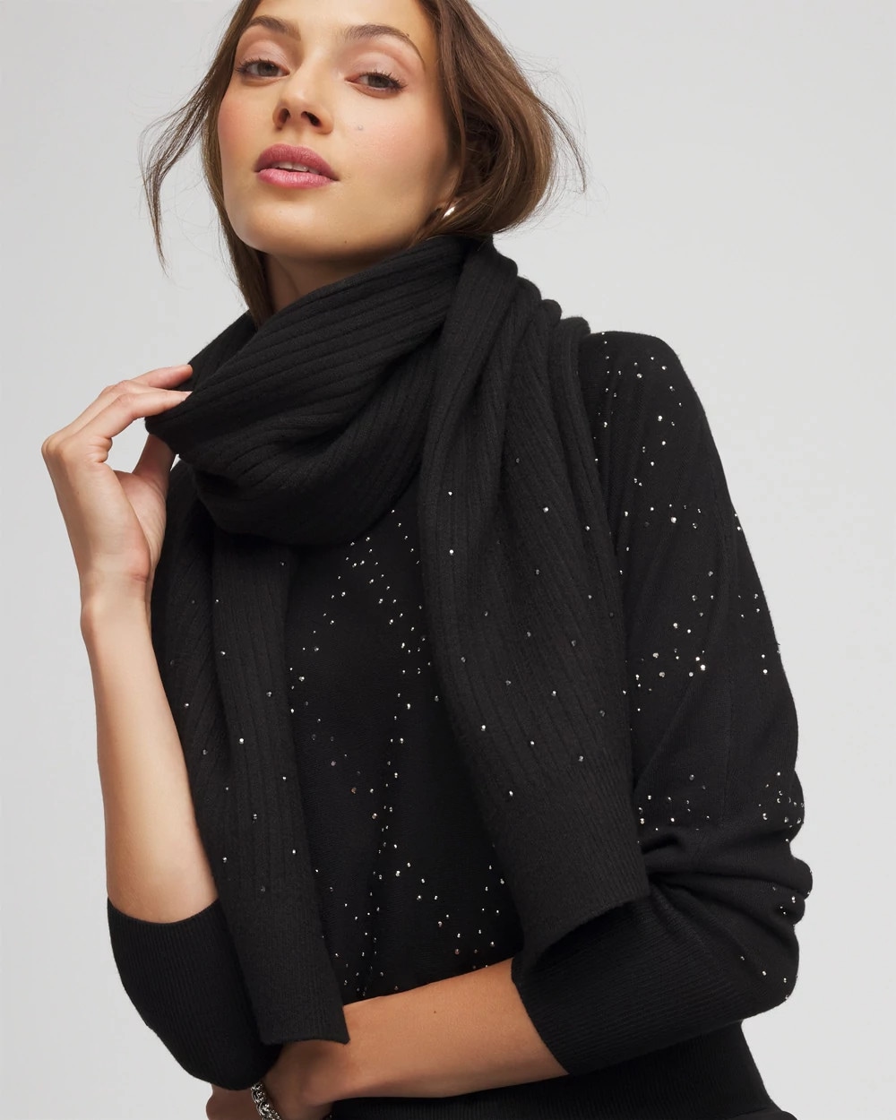 Rhinestone Scarf