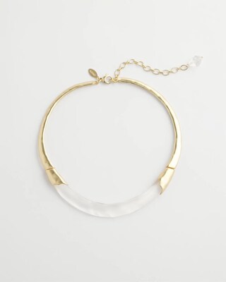 Lucite Collar Necklace