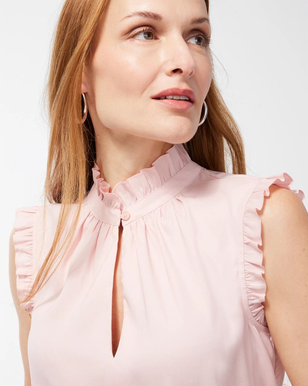 Black Label Ruffle Top