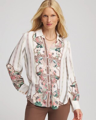 Silky Classic-Fit Shirt click to view larger image.