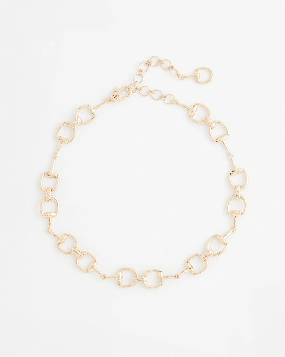 Equestrian Horsebit Short Link Necklace