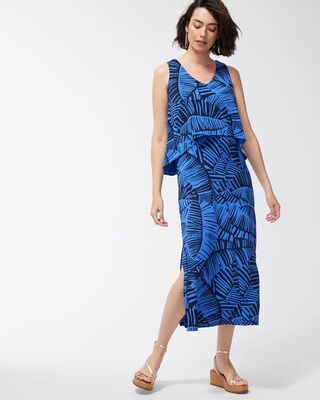 Sleeveless Popover Maxi Dress