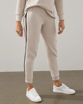 Zenergy French Terry Crochet Trim Joggers