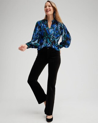 Girlfriend Velveteen Flare Jeans