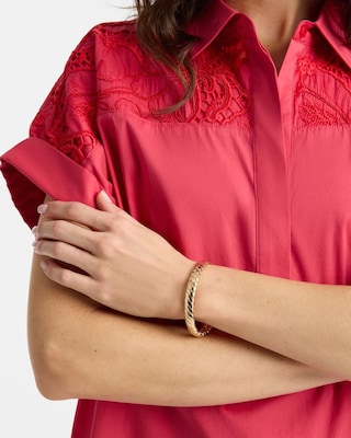 Thin Twist Stretch Bracelet click to view larger image.