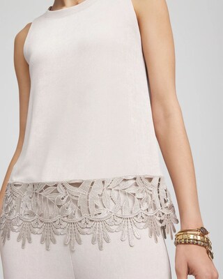Travelers™ Lace Trim Tank click to view larger image.