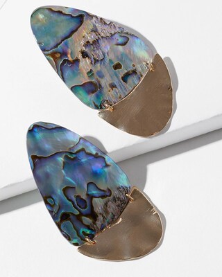 Abalone Drop Earrings