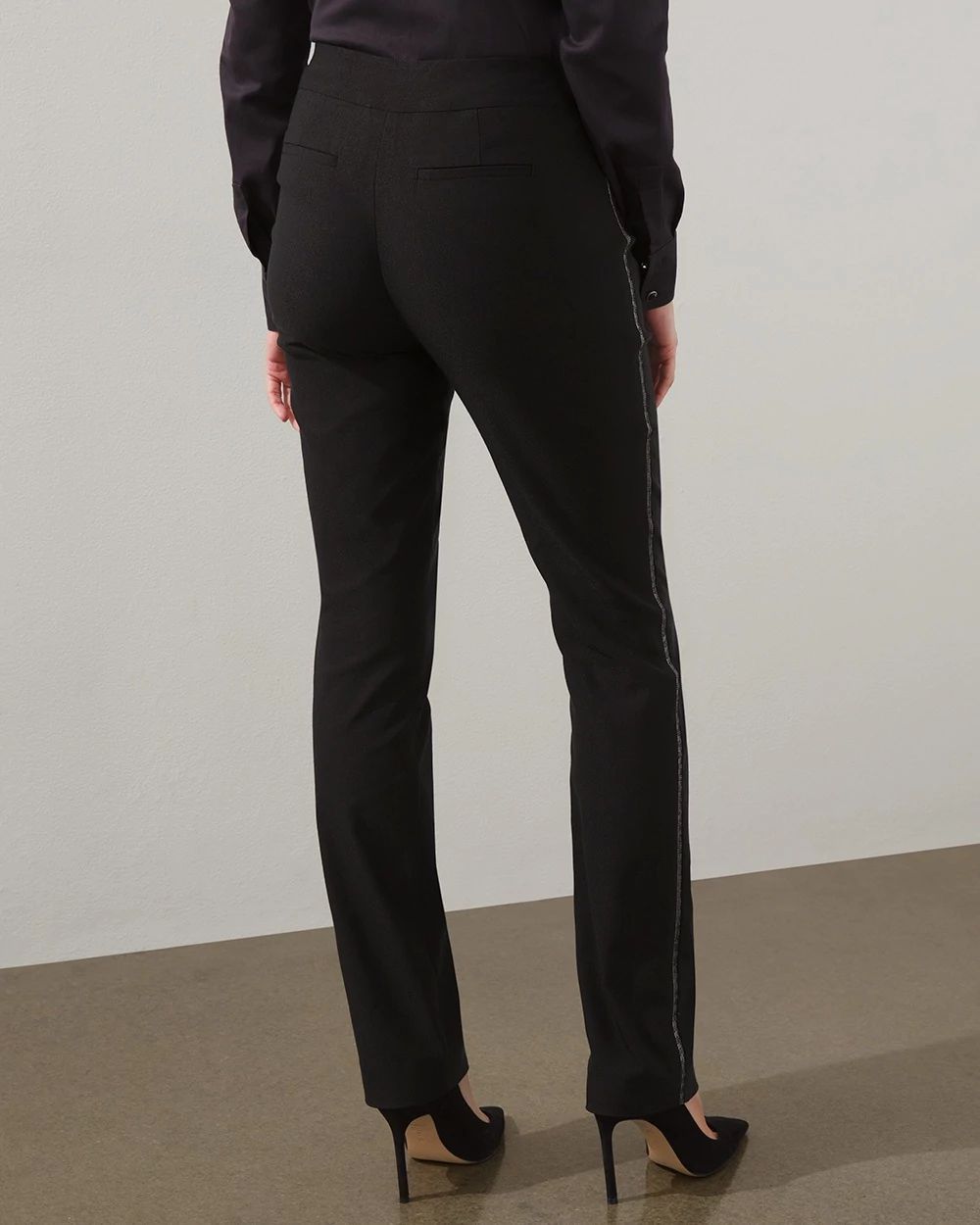 Brigitte Beaded Side Slim Pants