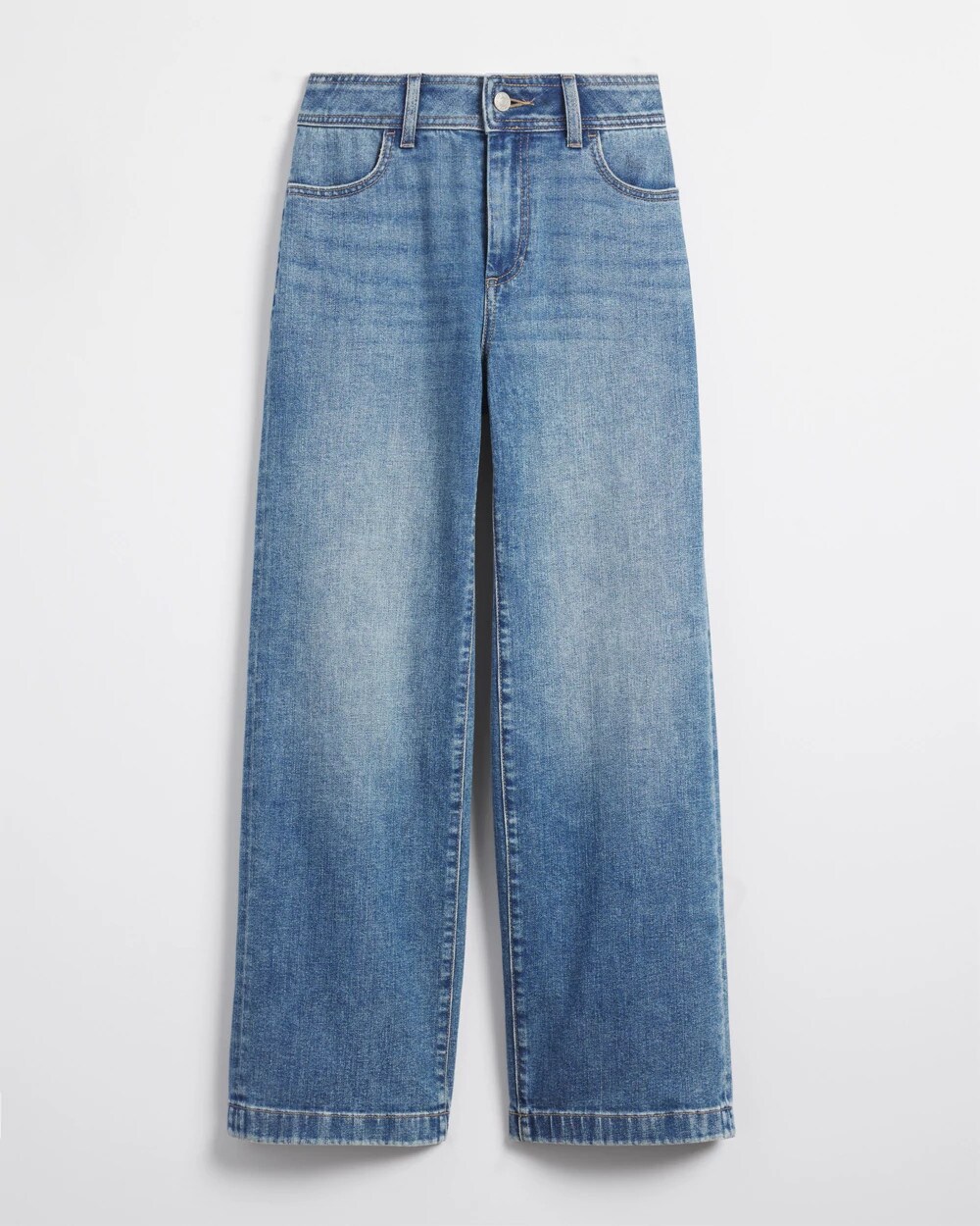 Cropped Wide Leg Jeans