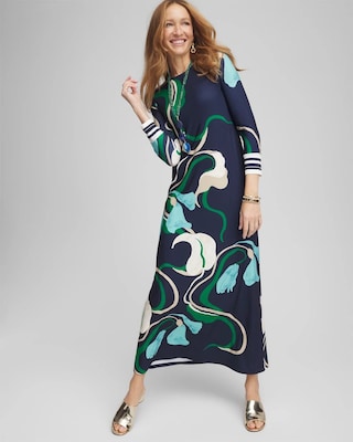 Long Sleeved Jersey Dress click to view larger image.