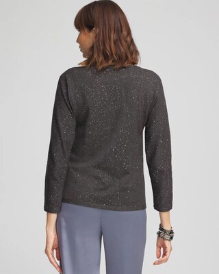 Scattered Sequin Pullover Sweater click to view larger image.