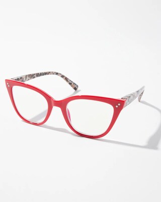 Red Leopard Cateye Readers