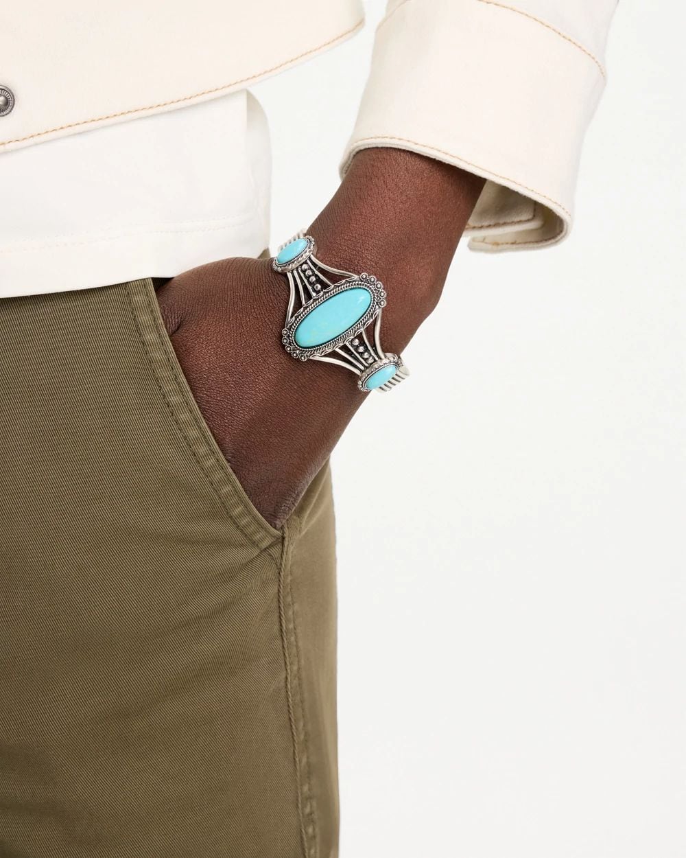 Cab Cuff Bracelet click to view larger image.