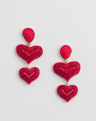 Stainless Steel Seed Bead Earrings click to view larger image.