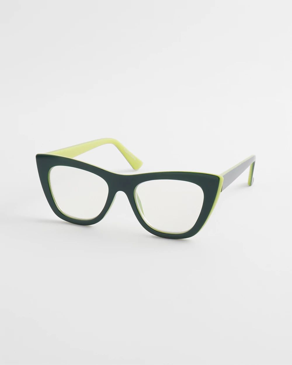 Jasper Colorblock Cateye Readers