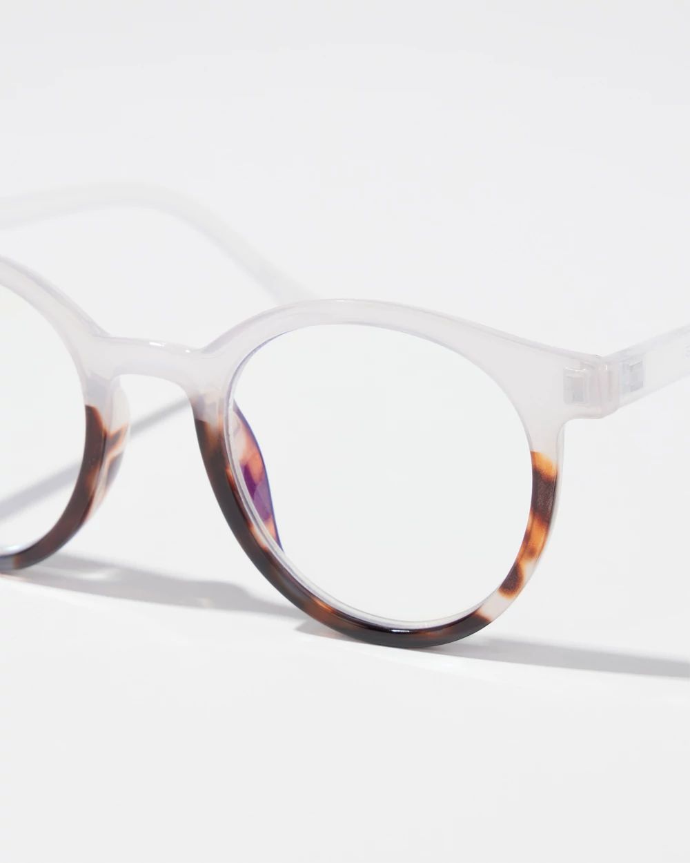 Clear Tort Frosted Readers