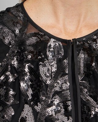 Travelers Collection Floral Sequin Jacket