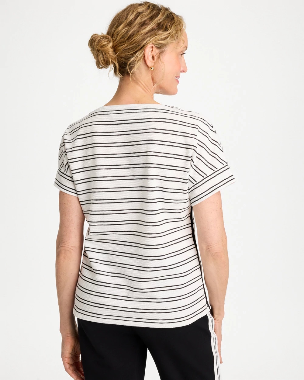 Zenergy® Textured Knit Jacquard Top