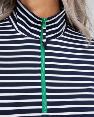 Zenergy® UPF Stripe Long Sleeve Top