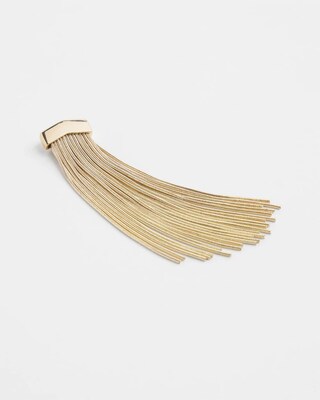 Gold Tone Tassel Earrings