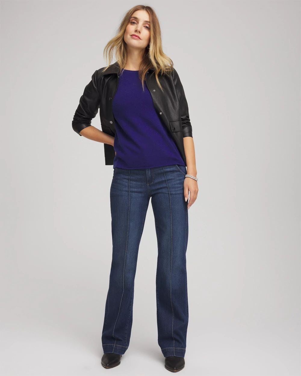 Crewneck Cashmere Pullover Sweater