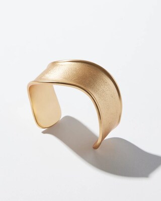 Gold Tone Cuff Bracelet