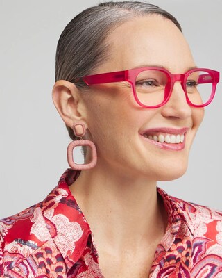 Magenta-Red & Faux Tort Readers