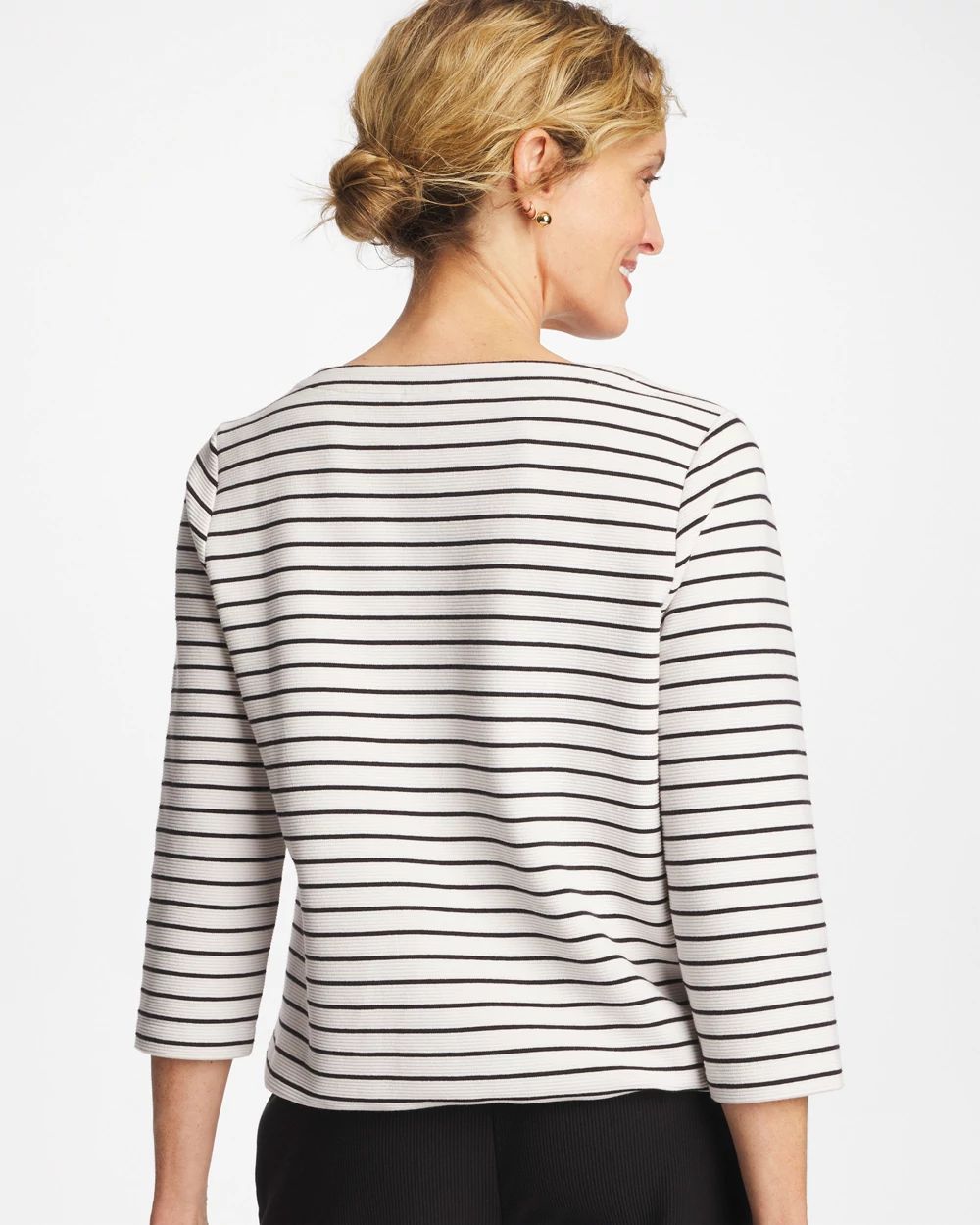 Zenergy® Striped Ottoman Bungee Top click to view larger image.