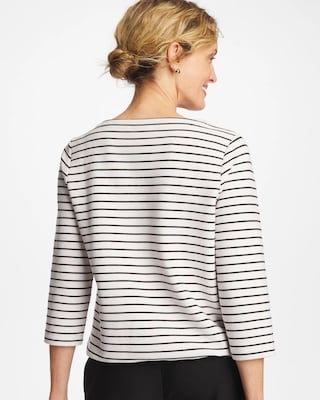 Zenergy® Striped Ottoman Bungee Top click to view larger image.