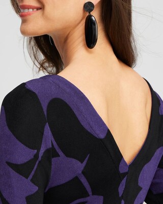 Travelers™ Print V-back Maxi Dress